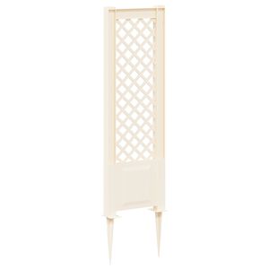 vidaXL Trellis with Spike PP White