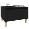 vidaXL Side Tables 2 pcs Black 50x46x35 cm Engineered Wood