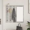 vidaXL Wall-Mounted Coat Rack with Shelf Concrete grey 84 x 10 x 80 cm