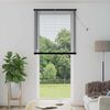 vidaXL Venetian Blind Manual Adjustable Black 213 x 70 cm PVC