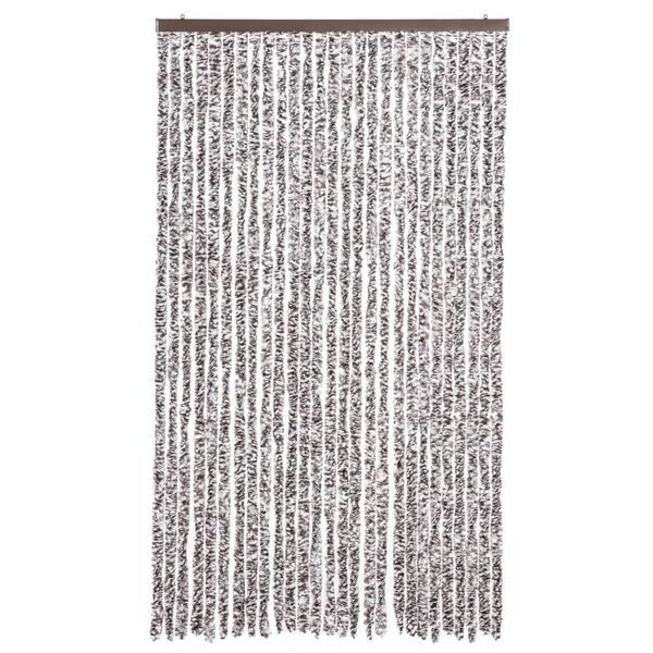 vidaXL Insect Curtain Brown and Beige 118x220 cm Chenille