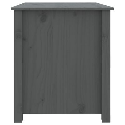 vidaXL Coffee Table Grey 71x49x55 cm Solid Wood Pine