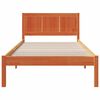 vidaXL Bed Frame Brown 100 x 200 cm Solid Pine wood