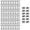 vidaXL Anthracite 600 x 2.5 x 20 cm Steel