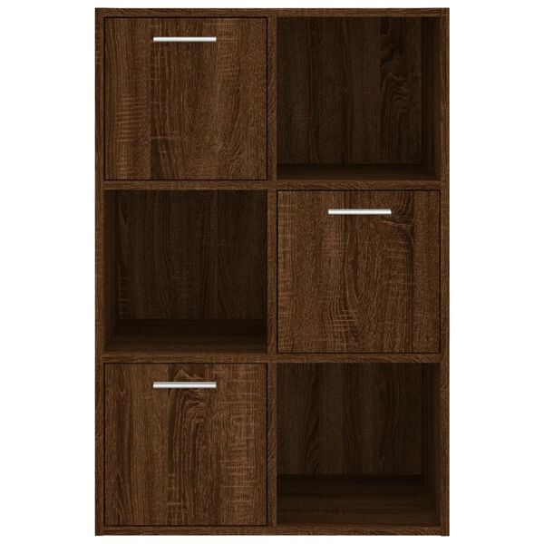 vidaXL Storage Cabinet Brown Oak 60x29.5x90 cm