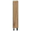 vidaXL Narrow Storage Trolley Artisian Oak 48x13x68 cm Engineered Wood