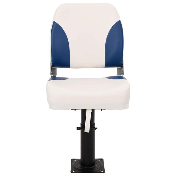 vidaXL Boat Seat with Pedestal Height Adjustable 360&deg; Rotatable