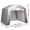 vidaXL Storage Tent 300x300 cm Steel Grey