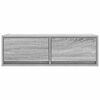 vidaXL TV Cabinets 2 pcs Grey Sonoma 80x31x25.5 cm Engineered Wood