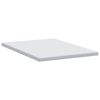 vidaXL Mattress Topper White 140 x 200 x 7 cm Jaquard Fabric
