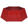 vidaXL Christmas Tree Skirt Red &Oslash;68x25 cm