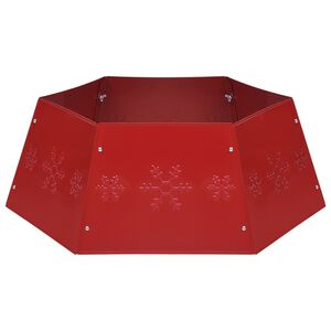 vidaXL Christmas Tree Skirt Red &Oslash;68x25 cm