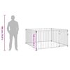 vidaXL Outdoor Dog Kennel 200x200x100 cm