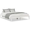 vidaXL Extra Long Bed Frame without Mattress White 160x220 cm Solid Wood Pine