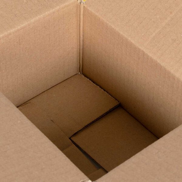 vidaXL Folding Box 50 pcs Natural 20 x 15 x 10 cm Cardboard