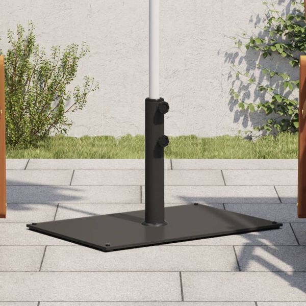 vidaXL Parasol Base for &Oslash;32/38/48 mm Poles 15 kg Rectangular