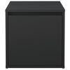 vidaXL Box Drawer Black 40.5x40x40 cm Engineered Wood