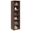 vidaXL Highboard Brown Oak 45x41x185 cm Engineered Wood