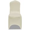 vidaXL Chair Cover Stretch Cream 18 pcs