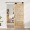 vidaXL Sliding Door Set Other ORKDAL Natural and black 86 x 211 cm
