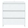 vidaXL Sideboard White 70x41x75 cm Engineered Wood