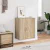vidaXL Shoe Cabinet Sonoma Oak 60x35x70 cm Engineered Wood