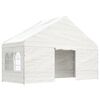 vidaXL Gazebo with Roof White 17.84x5.88x3.75 m Polyethylene