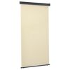 vidaXL Balcony Side Awning 125x250 cm Cream