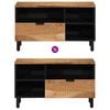 vidaXL TV Units Solid Acacia Wood 80 x 33.5 x 46 cm Engineered wood