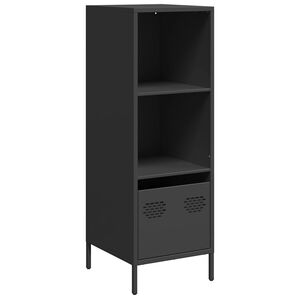 vidaXL Highboard Black 35x39x103.5 cm Steel