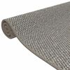 vidaXL Carpet Runner Sisal Look Silver 80x150 cm