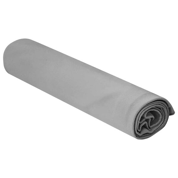vidaXL Sports Towels 2 pcs Dark grey 100 x 50 cm
