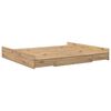 vidaXL Storage Bed Frame Artisan Oak 180 x 200 cm Engineered Wood