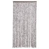 vidaXL Fly Curtain Brown and Beige 100x230 cm Chenille