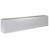 vidaXL Garden Planter Silver 280 x 40 x 60 cm Galvanised Steel