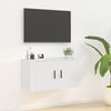 vidaXL Wall Mounted TV Cabinet White 80x34.5x40 cm