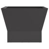 vidaXL Fire Pit Black 40 x 40 x 35 cm Steel