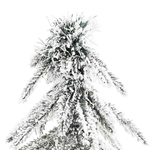 vidaXL Artificial Christmas Tree with Stand White 76 x 76 x 180 cm