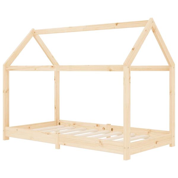 vidaXL Kids Bed Frame Solid Pine Wood 80x160 cm