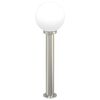 vidaXL Bollard Light 80 cm Stainless Steel IP44