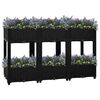 vidaXL Raised Bed 120x40x71 cm Polypropylene