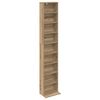 vidaXL CD Cabinet Artisan Oak 33 x 23.5 x 175 cm Engineered Wood