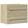 vidaXL Sink Cabinet Sonoma Oak 60x38,5x48 cm Engineered Wood