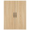 vidaXL Wall Mounted Cabinets 2 pcs Sonoma Oak Engineered Wood