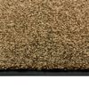 vidaXL Doormat Washable Brown 60x180 cm