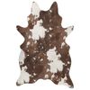 vidaXL Rug Brown and White 120x170 cm Cow Pattern Washable
