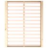 vidaXL Bed Frame without Mattress 180x200 cm Super King Super King Size Solid Wood