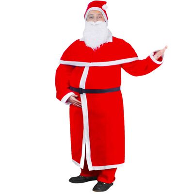 Santa Claus Christmas Costume Robe Set