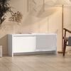 vidaXL TV Cabinet White 90x35x40 cm Engineered Wood