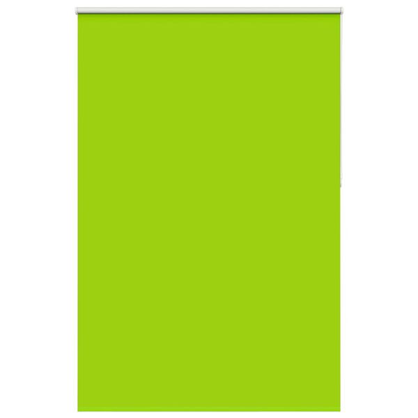 vidaXL Roller Blind Blackout Leaves Green 145x210 cm Fabric Width 141.6 cm Polyester